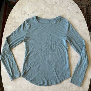 Ribbed Long Sleeve Top
